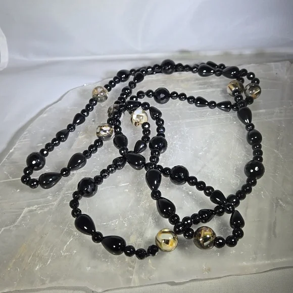 Macy's Black Onyx Necklace